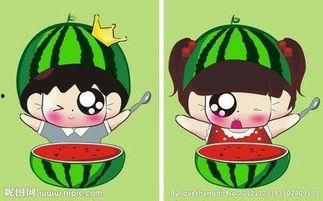 吃瓜少女情侣图片,吃瓜少女与男友的甜蜜互动图集