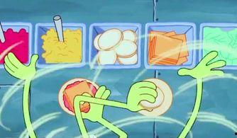 海绵宝宝吃瓜绘画,海绵宝宝欢乐吃瓜记