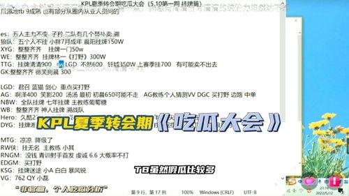 kpl转会期吃瓜在哪吃,吃瓜群众集结，揭秘电竞圈转会风云
