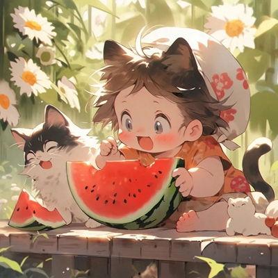 动漫头像吃瓜少女,揭秘二次元世界的趣味生活